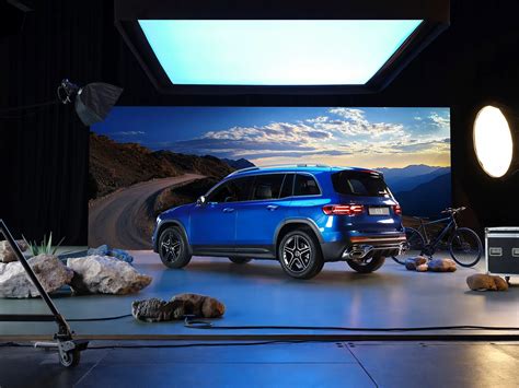 Tematinė Mercedes-Benz GLB interjero nuotrauka su septyniomis sėdimomis vietomis