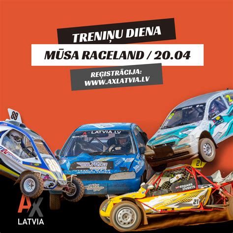 Mūsa Raceland trasos nuotrauka lenktynių metu