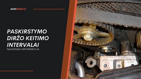 Infografika: Opel Astra paskirstymo diržo keitimo gairės