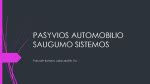 automobilio saugumo sistema, scheminis brėžinys