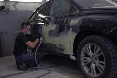 automobilio panelės paruošimas dažymui