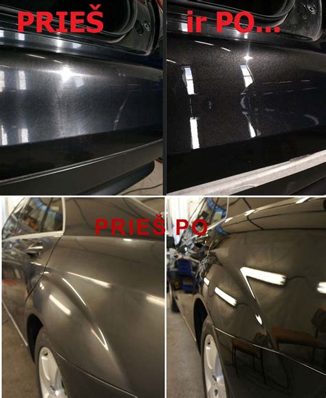 automobilio panelės poliravimas po dažymo