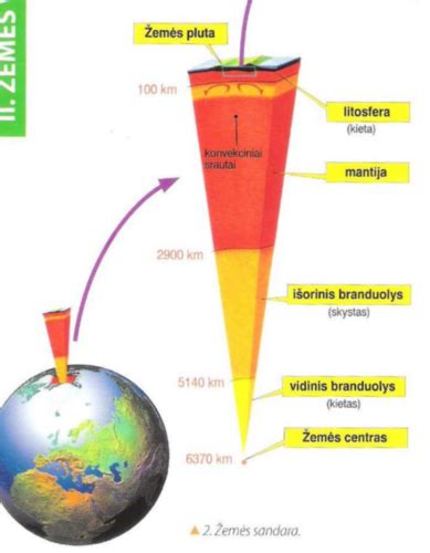 Solenoidas ir jo vidinė sandara, iliustracija