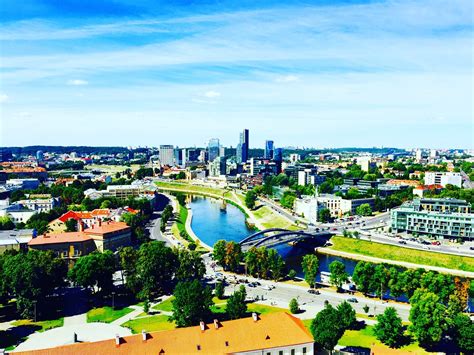 Liubeko miesto panorama su istorine architektūra