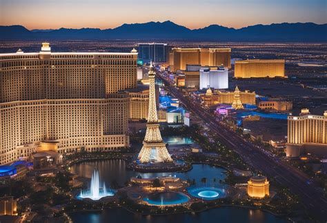 Teminis Las Vegaso miesto ir jo šviesų vaizdas naktį