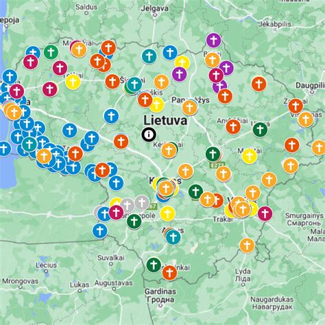Londono bažnyčių, suprojektuotų Kristoferio Reno, žemėlapis