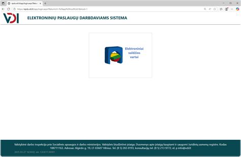 Elektroninių paslaugų portalo maketas