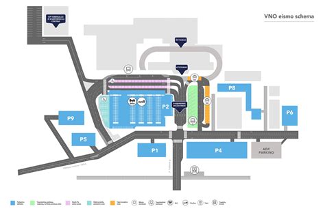 Žemėlapis: Vilniaus oro uosto parkingo aikštelės