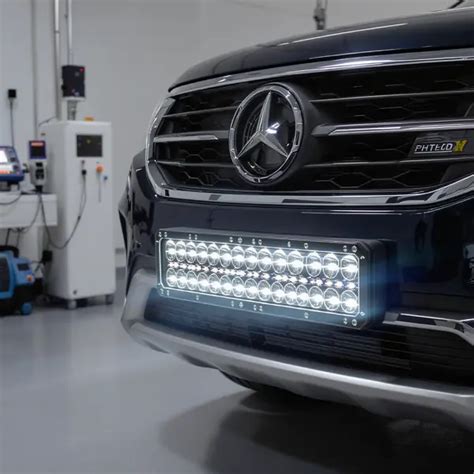 LED žibintų pavyzdys automobilyje
