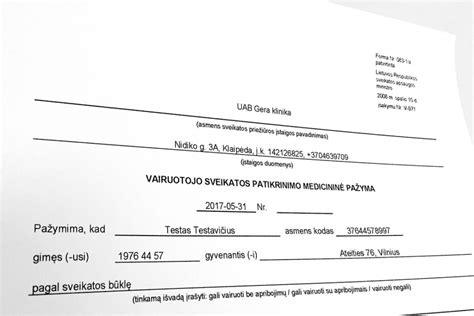 Schema, iliustruojanti dokumentus, reikalingus vairuotojo pažymėjimui pasikeisti grįžus iš užsienio