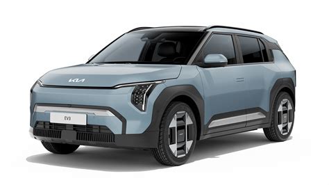 Kia EV3 interjero nuotrauka su centrine konsole