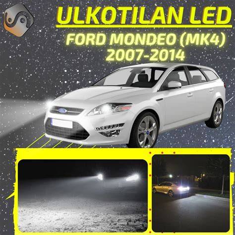 LED moduliai Ford Mondeo MK4 vs halogeniniai prietaisai