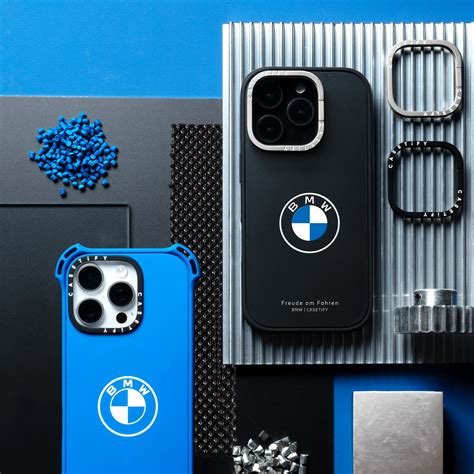 BMW Signature kolekcijos telefono dėklo pavyzdys su logotipu