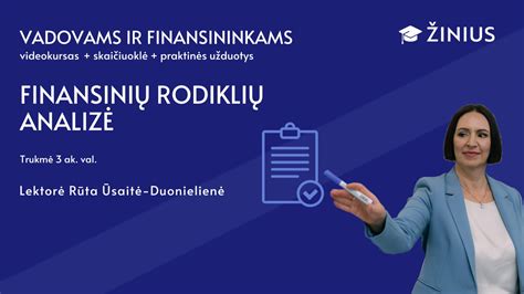Finansinių rodiklių lentelė