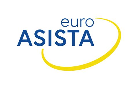 „Euro Asista“ logotipas su automobilio pagalbos kelyje elementais