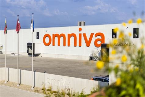 Omniva logistikos tinklo žemėlapis Baltijos šalyse