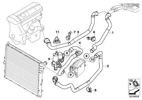 Oro kondicionavimo sistema BM X3 E83 diagram