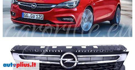 Opel Astra dizaino patobulinimai priekinės grotelės ir LED žibintai
