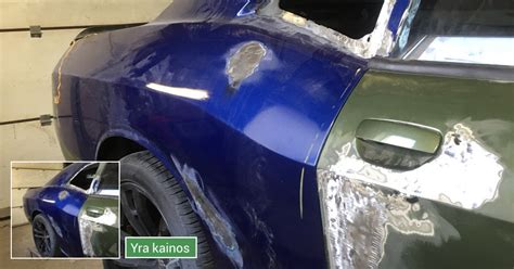 automobilio kėbulo atnaujinimo darbai