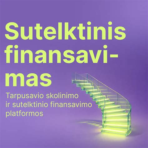 Infografika: tarpusavio skolinimo platformos veikimo principas