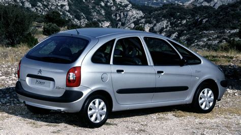 Citroën Xsara Picasso krovinių talpos iliustracija