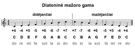 Muzikos instrumentų (gitaros, saksofono, pianino) natos