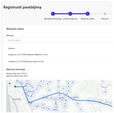 istorinė diagrama, rodanti maršrutų planavimo raidą