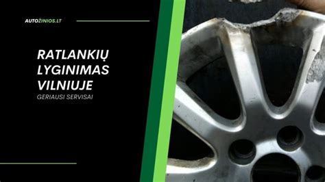 automobilio ratlankių tipai ir dydžiai infografika