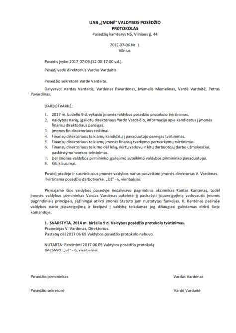 Bandymų protokolo pavyzdys