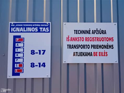 Teminė nuotrauka: techninės apžiūros stotis