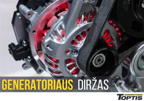 Grafikas: generatoriaus diržo paskirtis ir jungtys