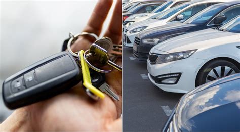 vyras užveda automobilį mechaniniu raktu