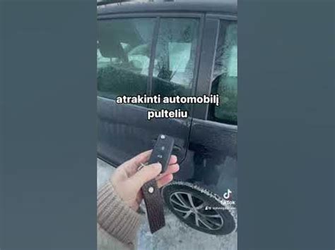 automobilio durelės neatsidaro