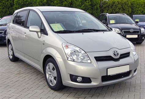 Toyota Corolla Verso variklio schema
