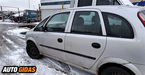 Opel Meriva A 2004 m. interjero nuotrauka