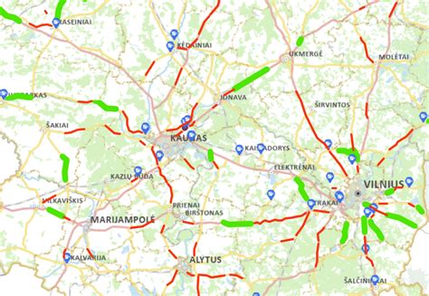 Žemėlapis: Planuojama e-TOLL sistemos plėtra Lenkijoje