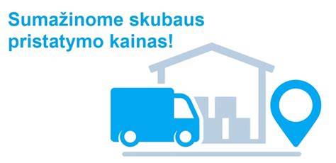 Infografika, lyginanti skirtingų pristatymo būdų kainas ir terminus