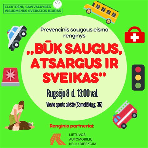 Infografika, rodanti ryšį tarp vairuotojo sveikatos būklės ir saugaus eismo užtikrinimo.