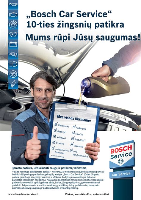 Reklama: specializuotas dyzelinių automobilių servisas Gargžduose su Bosch įranga