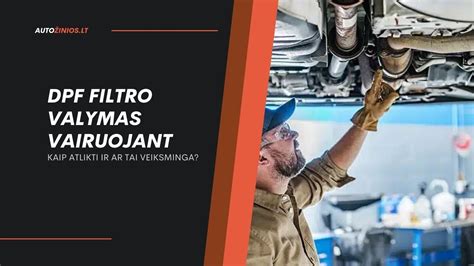 Infografika: DPF filtro plovimo procesas