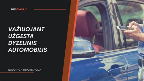 Dyzelinis automobilis šaltu oru