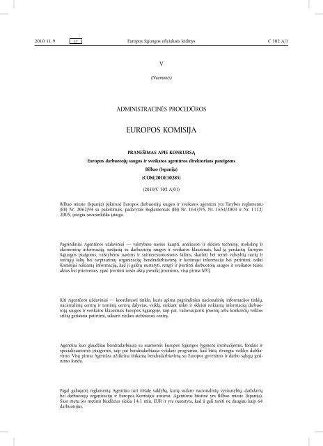Europos Sąjunga naujojo saugos ir emisijų reglamentavimo schema
