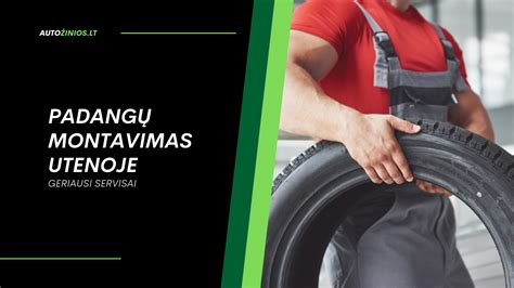 Infografika: vidutinės padangų keitimo paslaugos kainos Utenoje