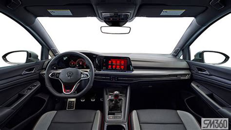 Foto: Golf GTI interjeras ir sėdimų vietų išdėstymas
