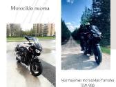 Motociklo manevrai aikštelėje nuotraukos