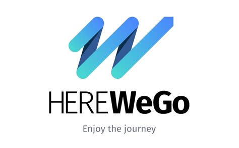 Išmaniojo telefono ekranas su Here WeGo programėlės žemėlapiu ir maršruto pasirinkimu