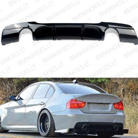 BMW E90 galinio žibinto išvaizda ir sandariklių vietos