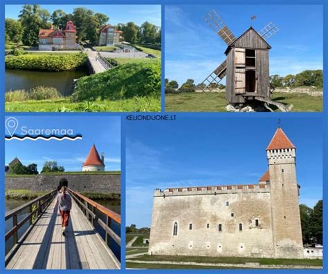 Saremos Kuresarės pilis ir aplinkinė gamta