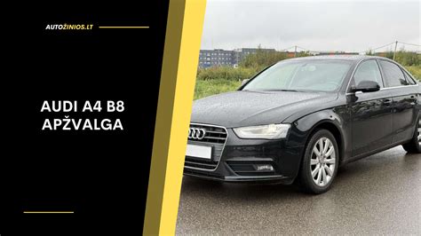 Infografika apie Audi A4 B8 variklių patikimumo problemas ir jų sprendimus