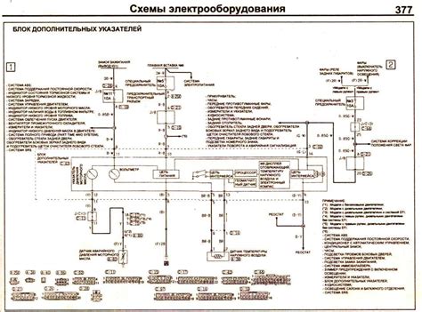 Mitsubishi Pajero 2 stovėjimo žibintų schema